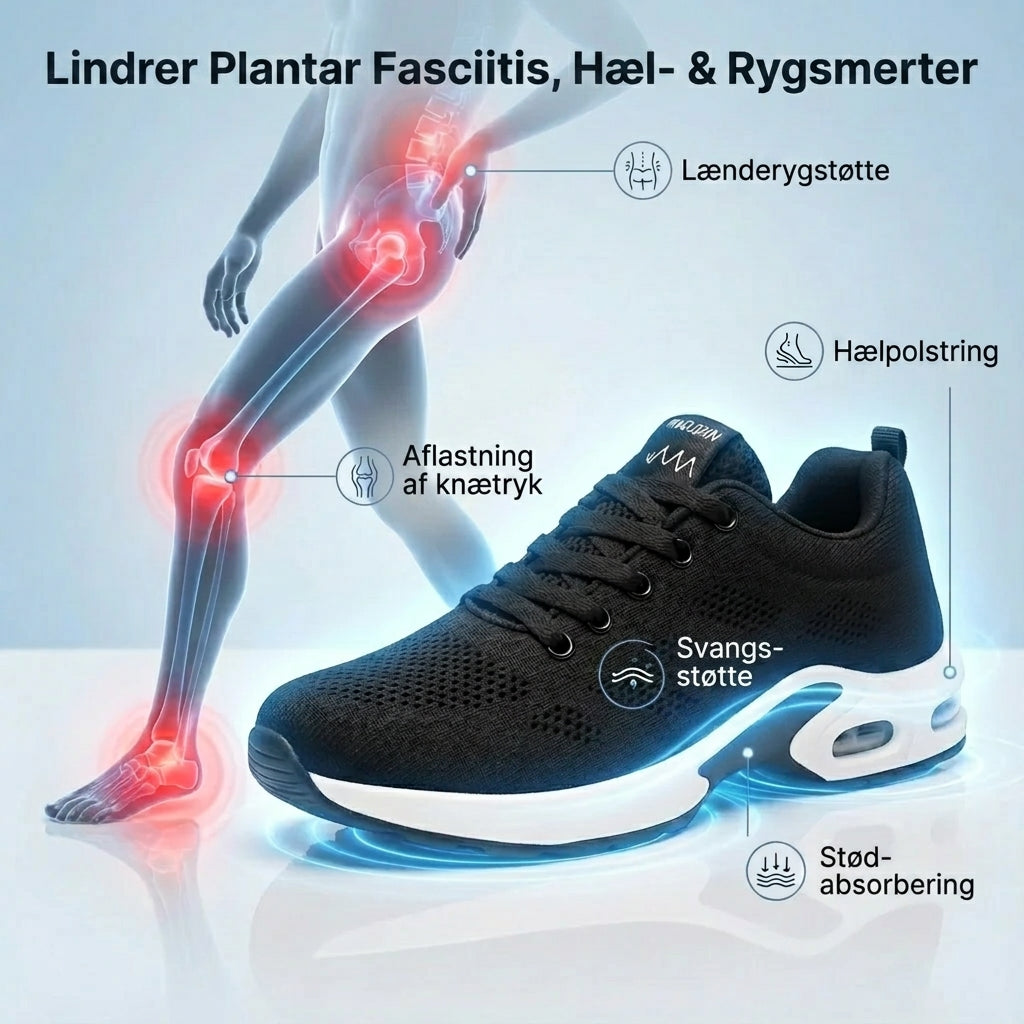 Solemarket | OrthoStep Rød – Ergonomiske sneakers i rød farve