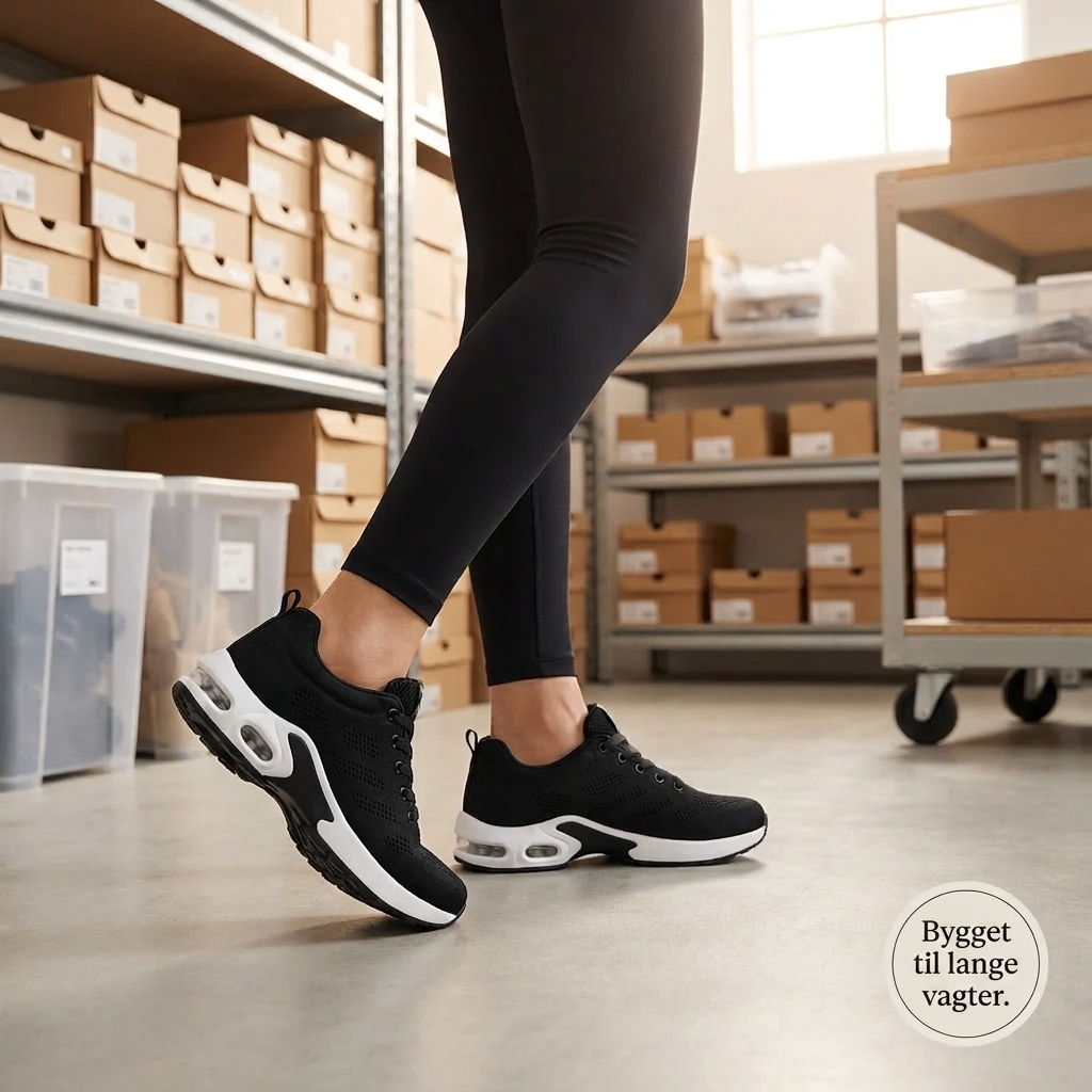 Solemarket | OrthoStep Rosa-Grå – Ergonomiske sneakers til kvinder