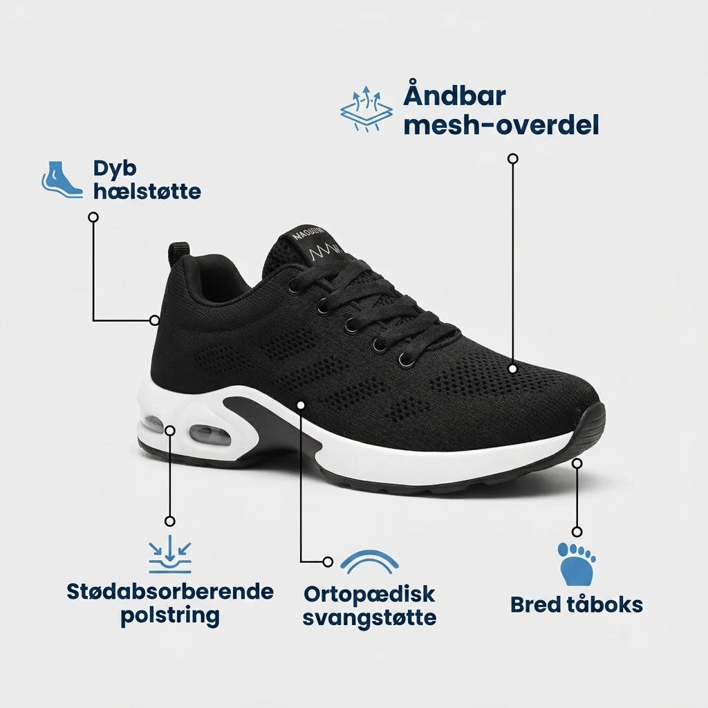 Solemarket | OrthoStep Rosa-Blå – Ergonomiske sneakers til kvinder