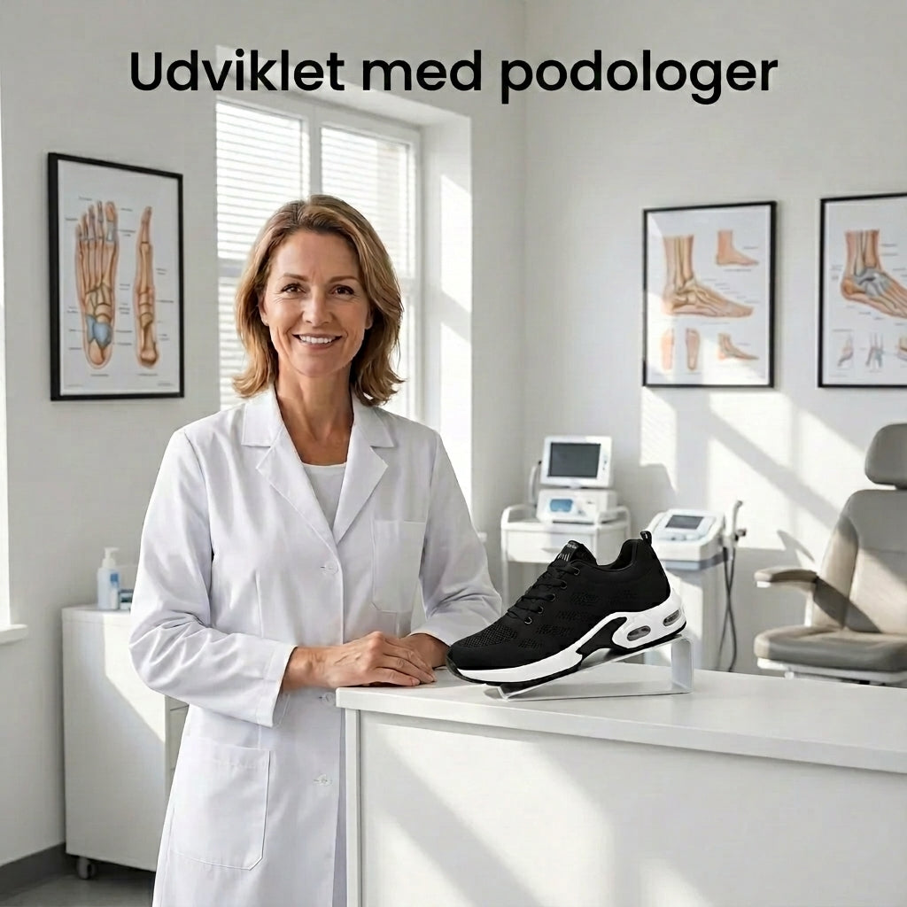 Solemarket | OrthoStep Hvid – Ergonomiske sneakers i hvid farve