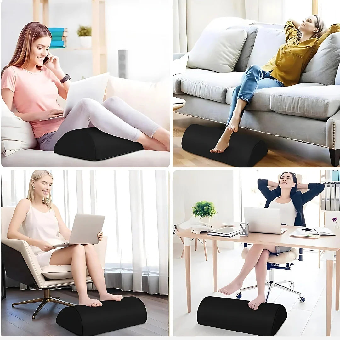 Solemarket | Ergonomisk fodstøtte i hukommelsesskum til kontor og bil