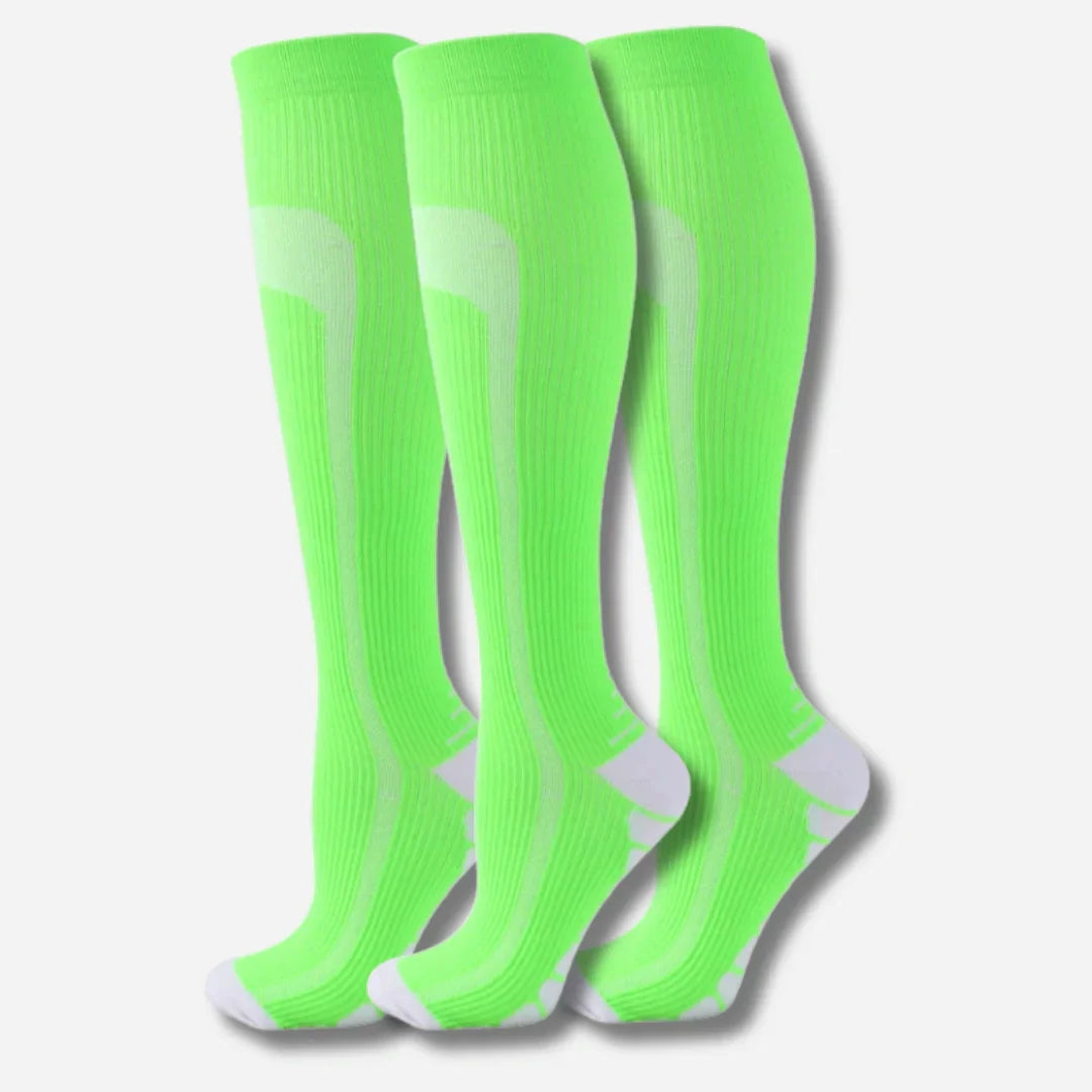 Solemarket | Knæhøje kompressionsstrømper i 3-pak – sporty unisex design