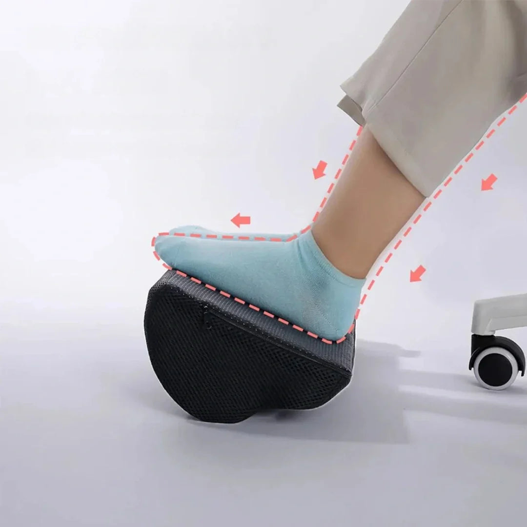 Solemarket | Ergonomisk fodstøtte i hukommelsesskum til kontor og bil