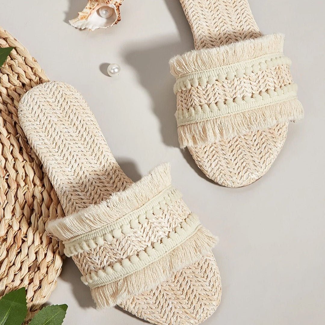 Solemarket | Rikke – Pompom-sko med festlig og farverig stil