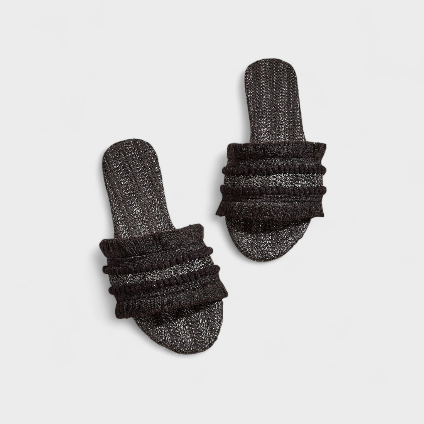 Solemarket | Rikke – Pompom-sko med festlig og farverig stil