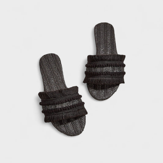 Solemarket | Rikke – Pompom-sko med festlig og farverig stil