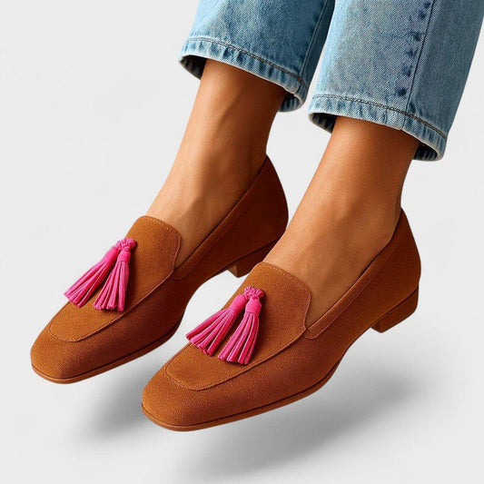 Solemarket | Rosa – Loafers i blødt ruskind med elegant finish