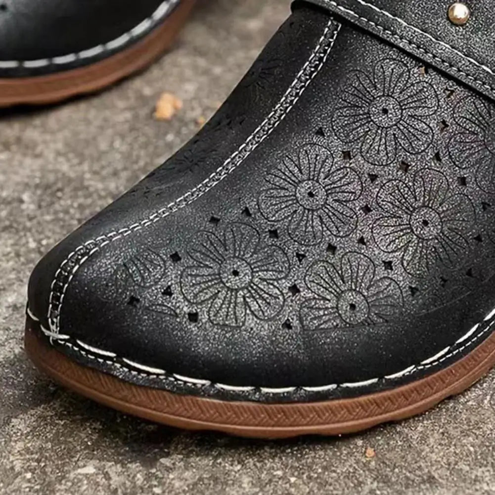 Solemarket | Chunky platform slip-on sandaler med lukket tå til kvinder