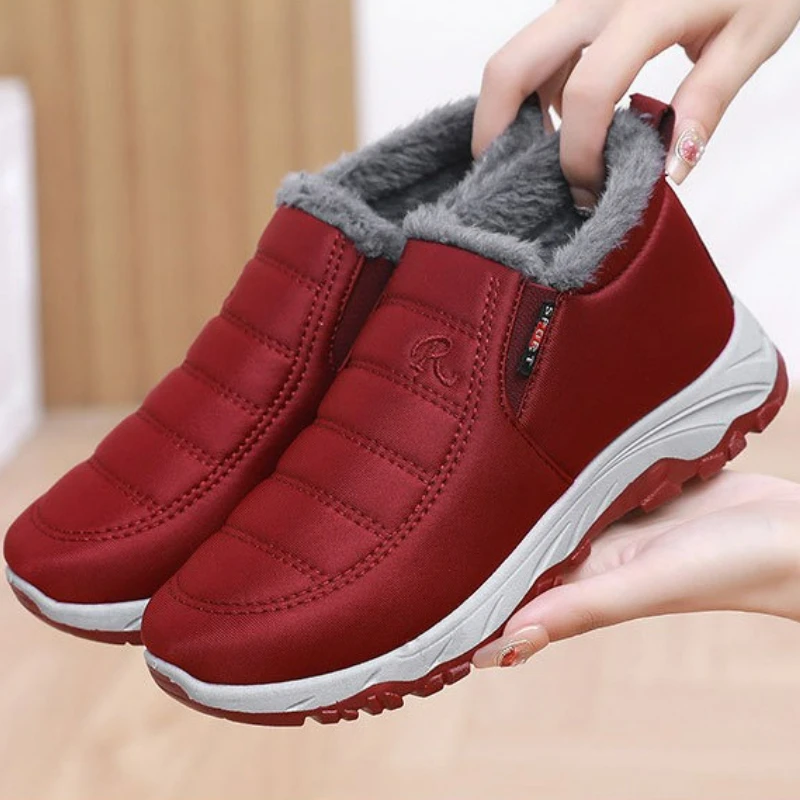Solemarket | Fleece-forede vinterstøvler til mænd og kvinder – let slip-on
