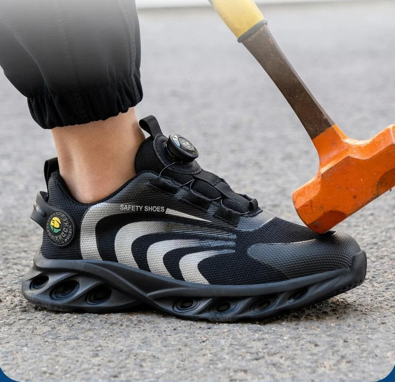 Solemarket | Ergonomisk herresko med reflekterende detaljer og roterende spænde