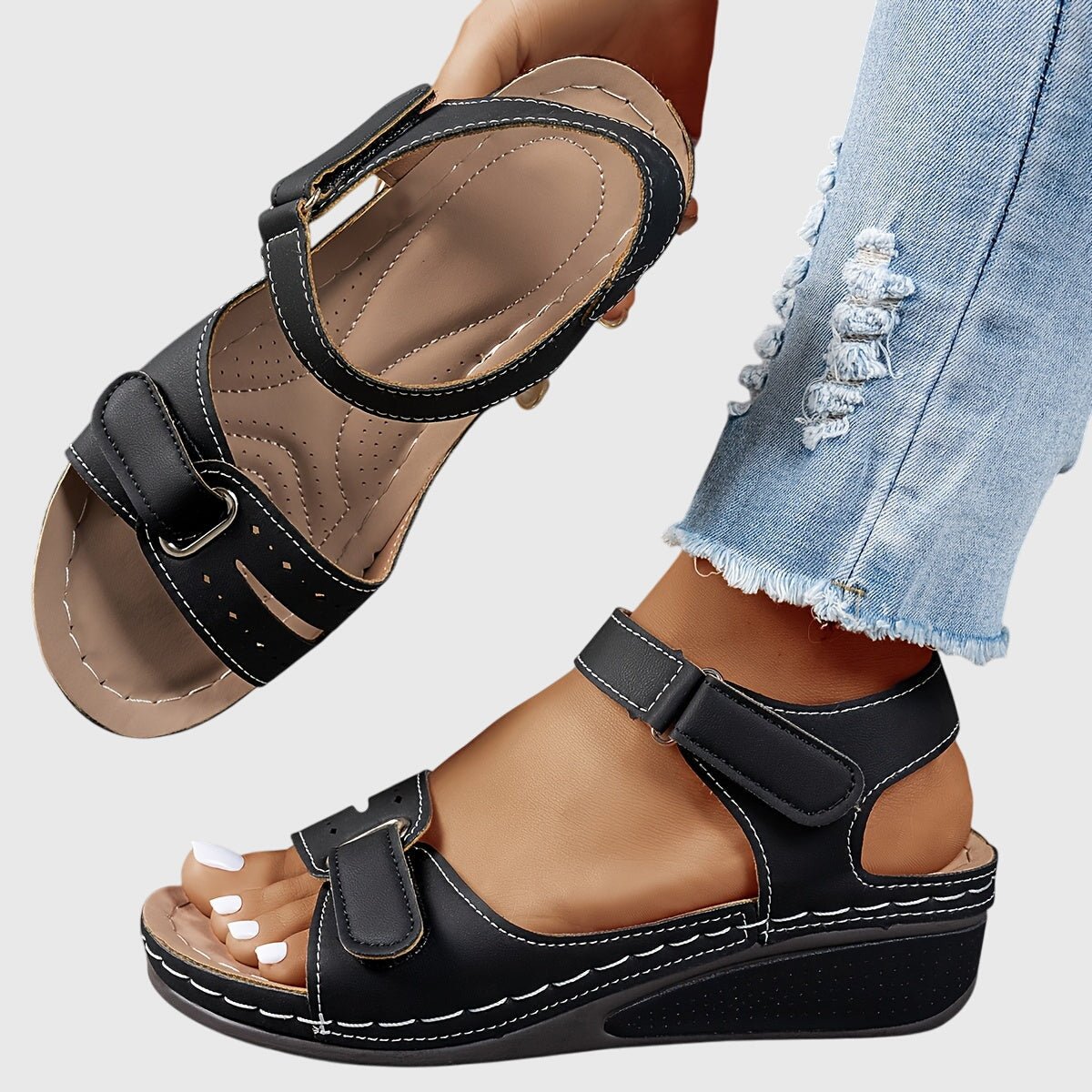 Solemarket | Selma – Ortopædiske sandaler med anatomisk fodseng