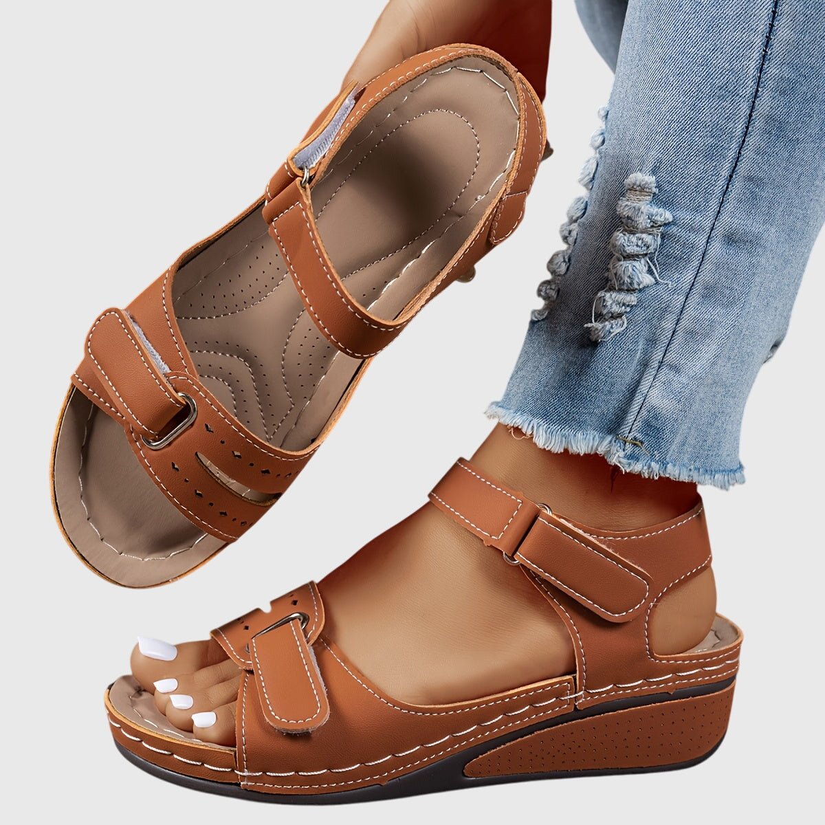Solemarket | Selma – Ortopædiske sandaler med anatomisk fodseng