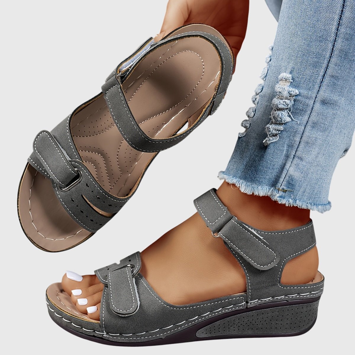 Solemarket | Selma – Ortopædiske sandaler med anatomisk fodseng