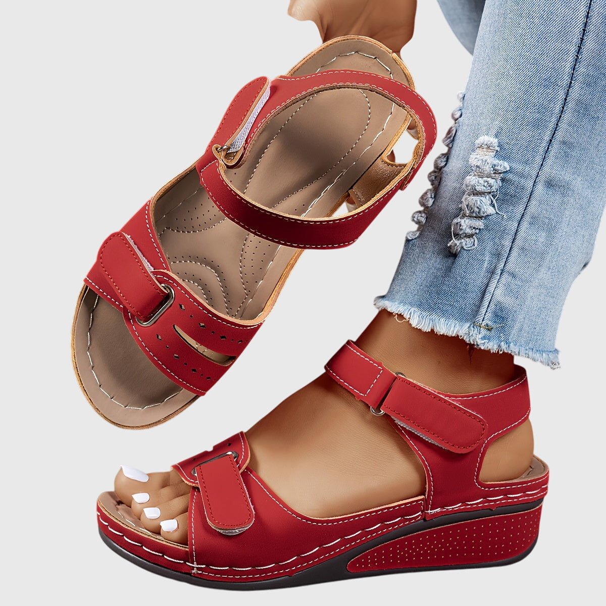 Solemarket | Selma – Ortopædiske sandaler med anatomisk fodseng