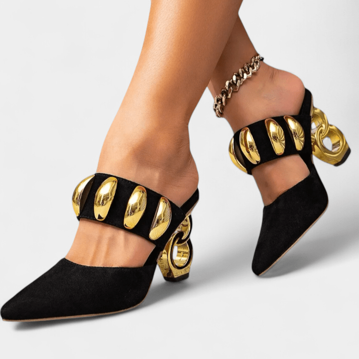 Solemarket | Signe – Sandaler med metalliske pyntdetaljer