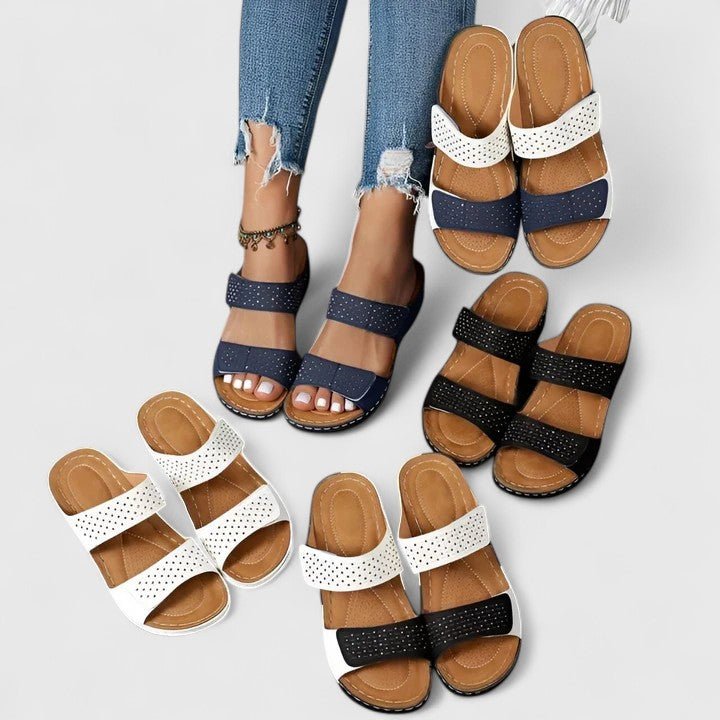 Solemarket | Solveig – Ortopædiske sandaler i luksus og klassisk design