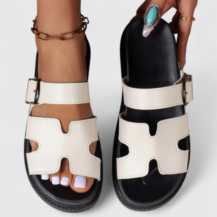 Solemarket | Lisa – Sandaler med romantisk blomsterprint