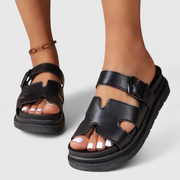 Solemarket | Lisa – Sandaler med romantisk blomsterprint
