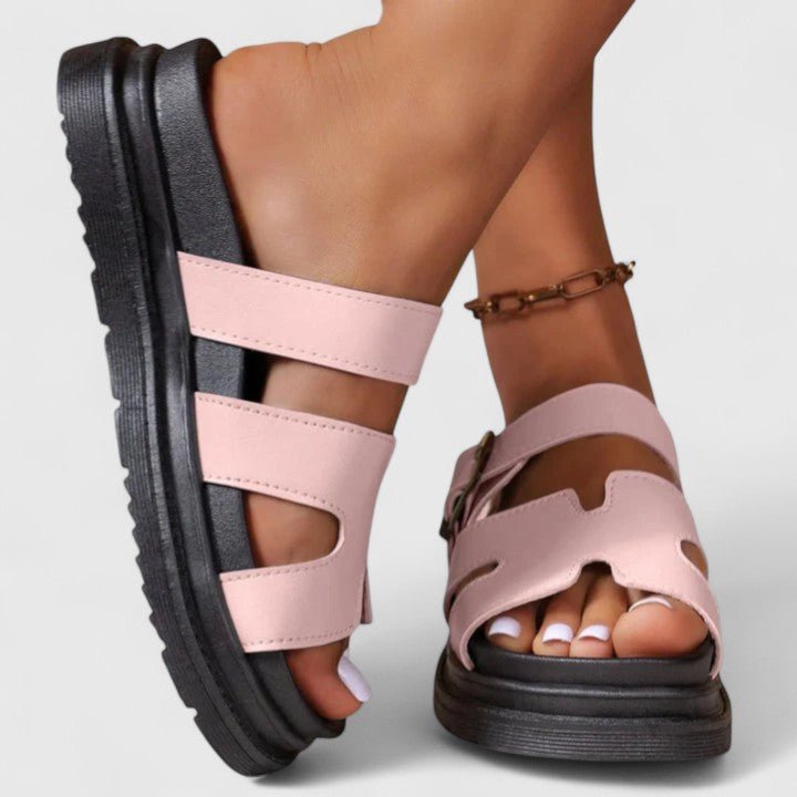 Solemarket | Lisa – Sandaler med romantisk blomsterprint
