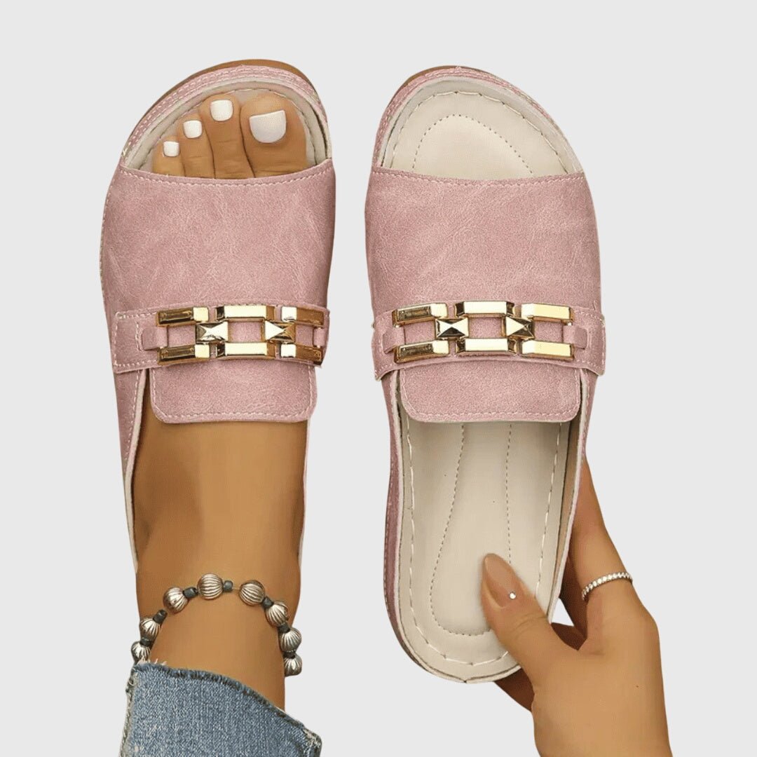 Solemarket | Katrine – Ortopædiske sandaler med hvid sål
