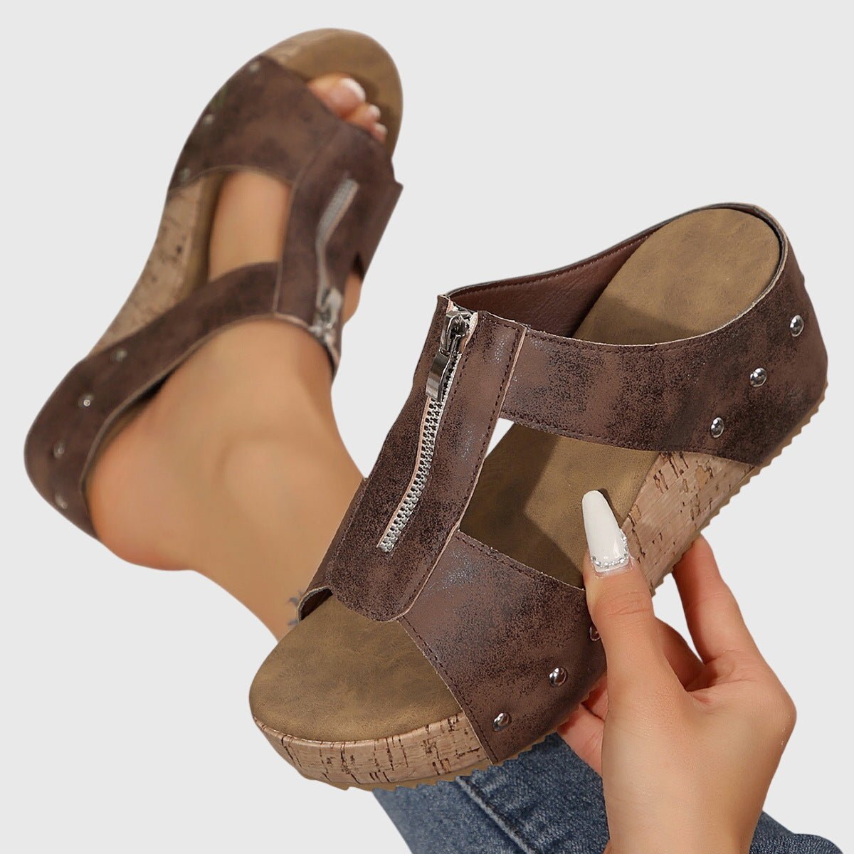 Solemarket | Vibeke – Sandaler med ortopædisk støtte og luksus