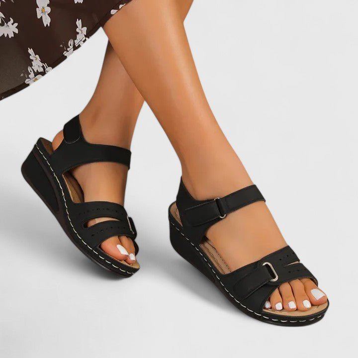 Solemarket | Ulla – Sandaler med to-rem design og solid base