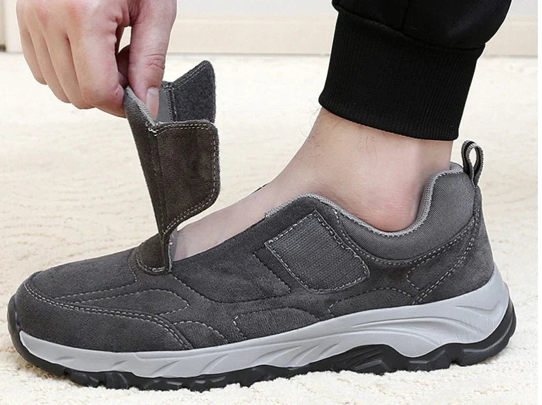Solemarket | Diabetessneaker med kardborreluk – unisex bred pasform