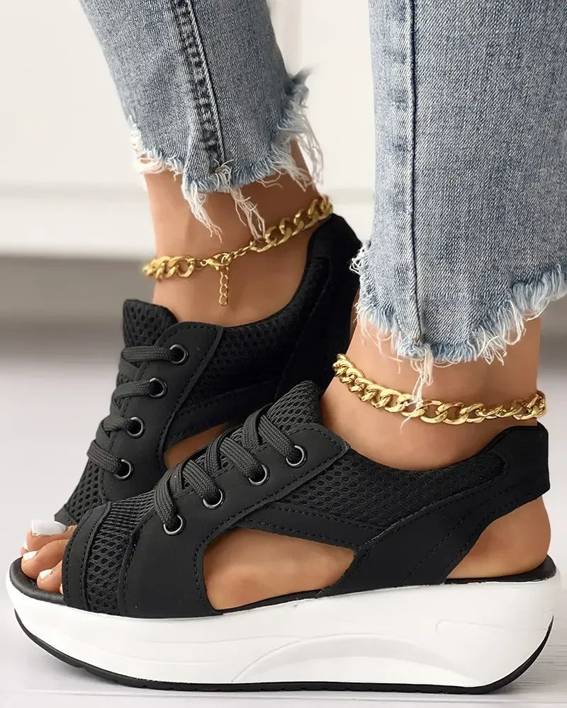 Solemarket | Moderne platform sneakers til kvinder med chunky look