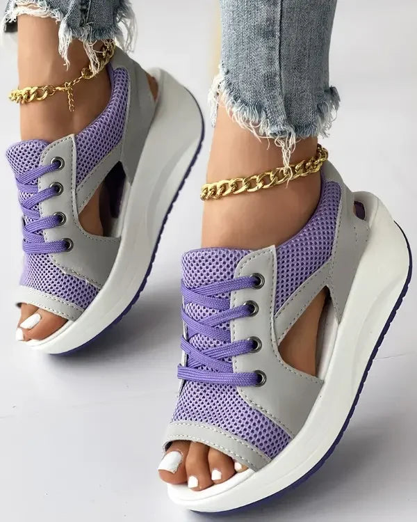 Solemarket | Moderne platform sneakers til kvinder med chunky look