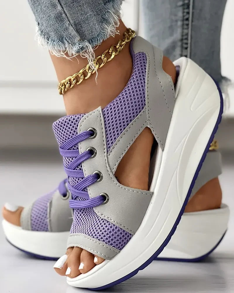 Solemarket | Moderne platform sneakers til kvinder med chunky look