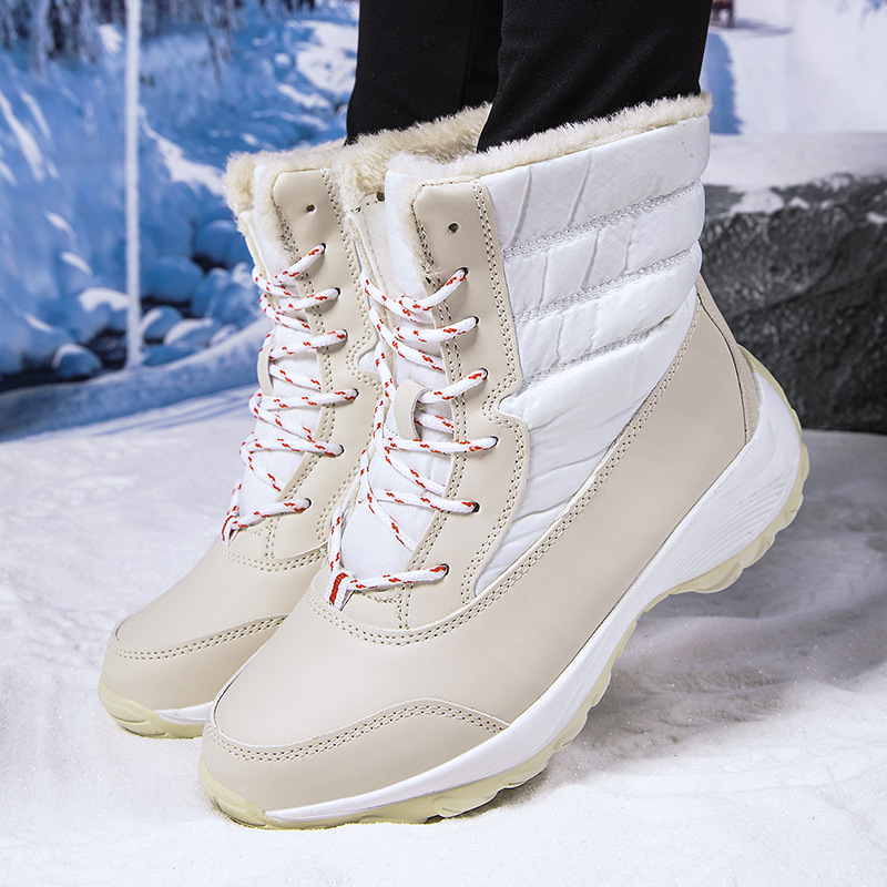 Solemarket | Chunky platform-støvler til kvinder med snørelukning
