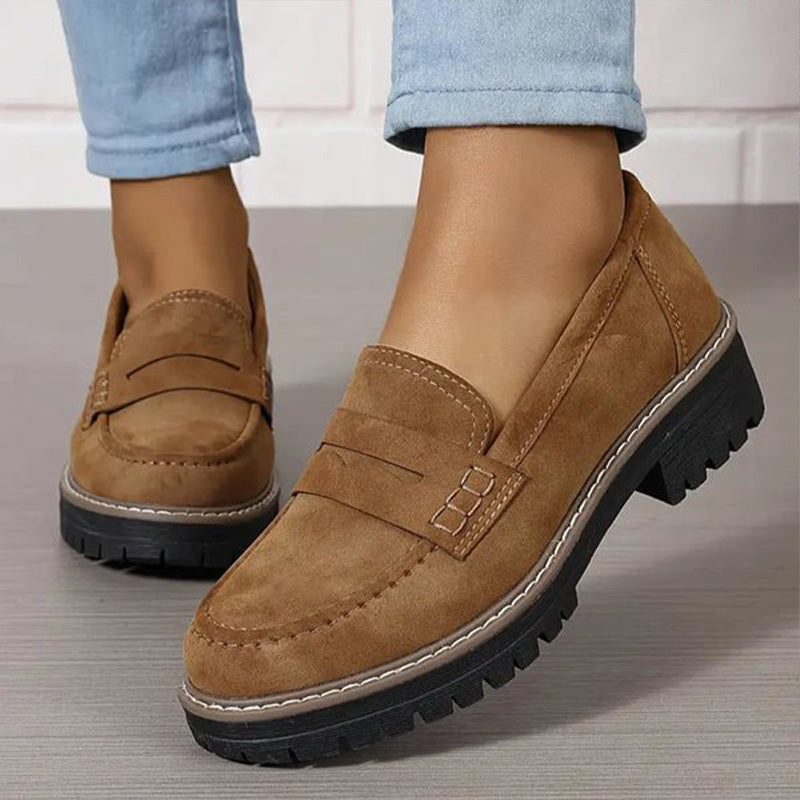 Solemarket | Loafers til kvinder med tyk sål – retro og komfortabel