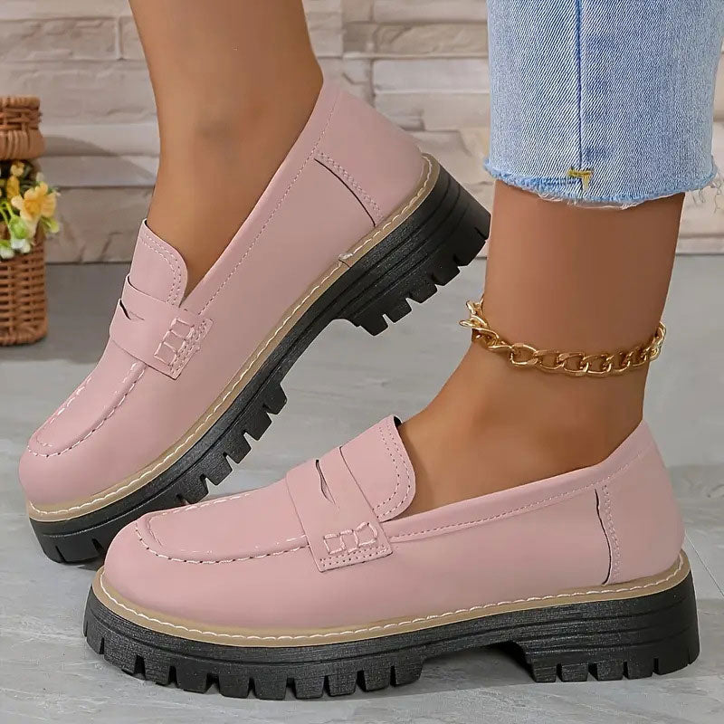 Solemarket | Loafers til kvinder med tyk sål – retro og komfortabel