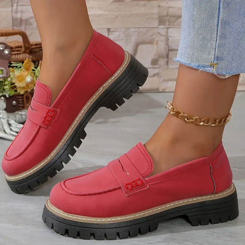 Solemarket | Loafers til kvinder med tyk sål – retro og komfortabel