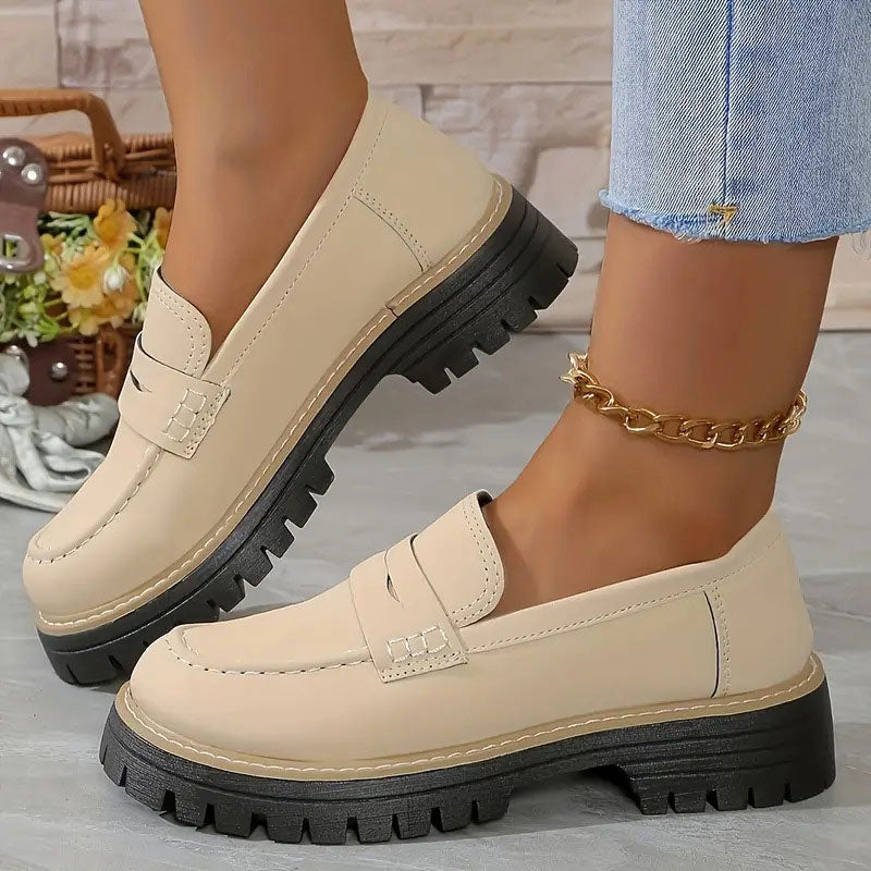 Solemarket | Loafers til kvinder med tyk sål – retro og komfortabel
