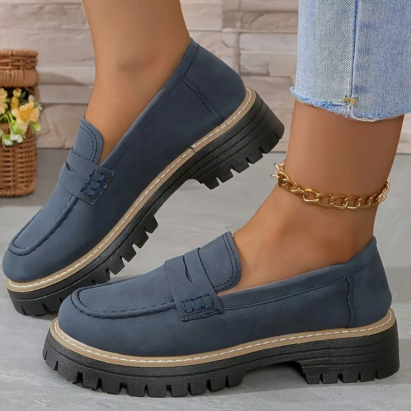 Solemarket | Loafers til kvinder med tyk sål – retro og komfortabel